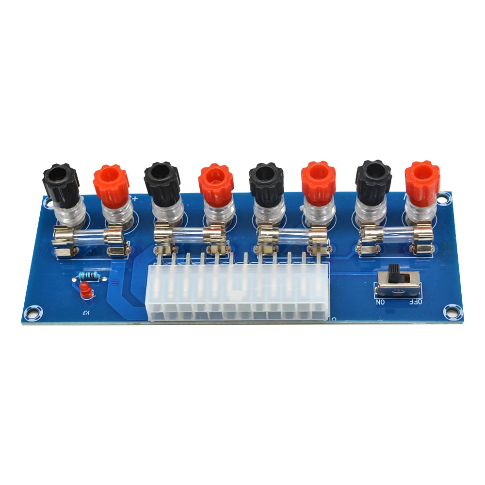 XH-M229 ATX Power Supply Adapter Board, 3.3V 5V 12V Output Terminal Module with On/Off Switch & Fuse for PC Power Supply Oasis Select 1pcs