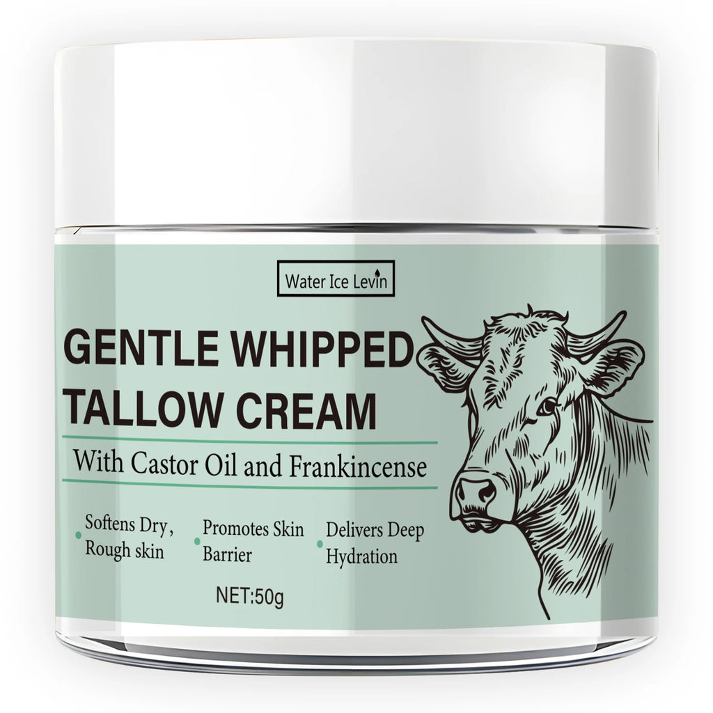 Whipped Bovine Cream – Castor Oil & Frankincense Moisturizer 50g Face & Body Cream Oasis Select One Bottle 50g