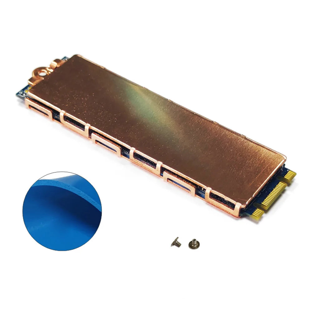 M.2 NVMe SSD Copper Heatsink with Thermal Pads – 2280 Laptop SSD Heatsink Cooler Oasis Select 2 Sides United States
