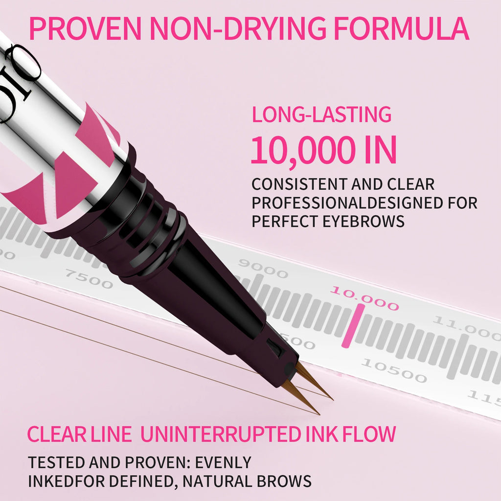 QIC Waterproof Micro Blade Eyebrow Pencil & Liquid Brow Marker