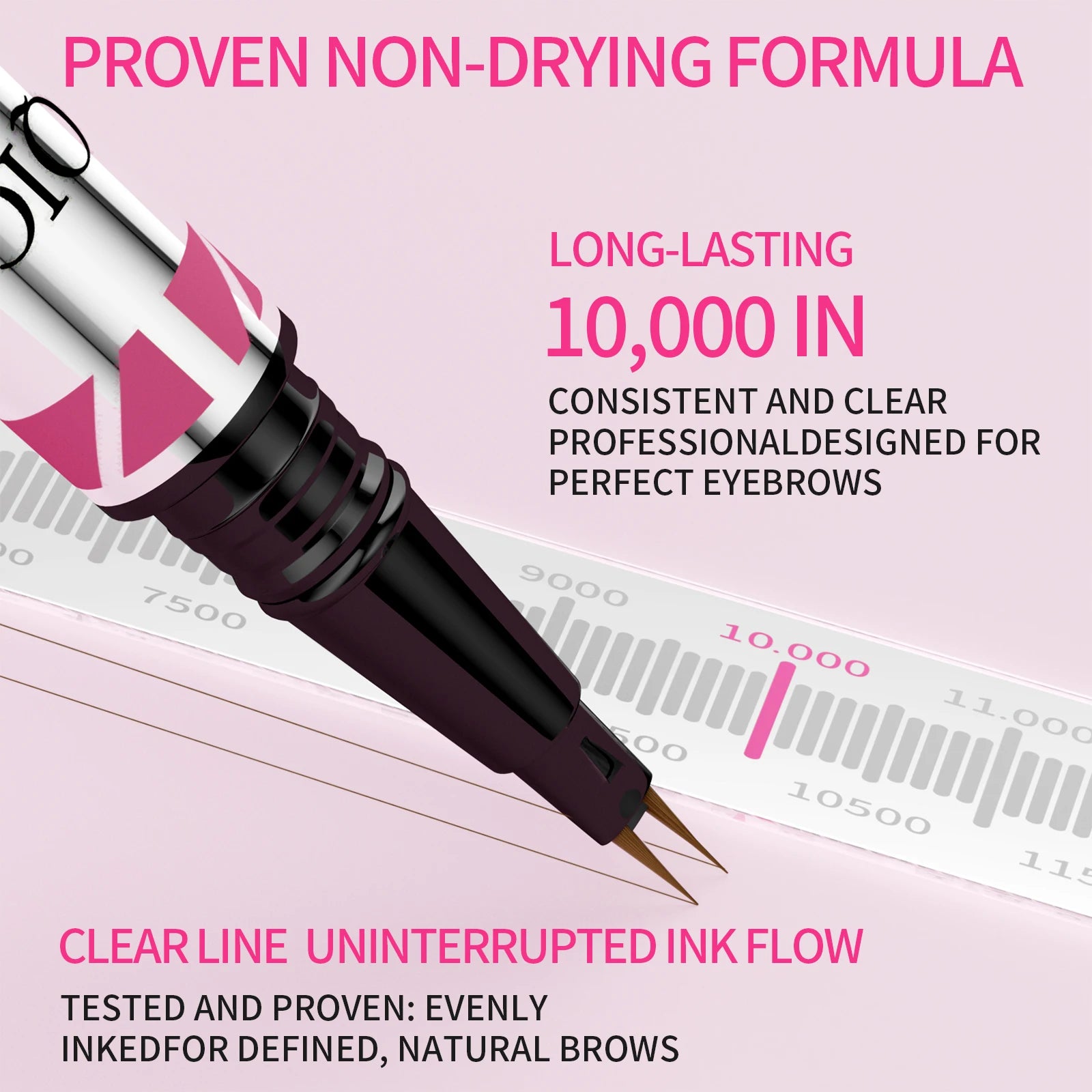 QIC Waterproof Micro Blade Eyebrow Pencil & Liquid Brow Marker
