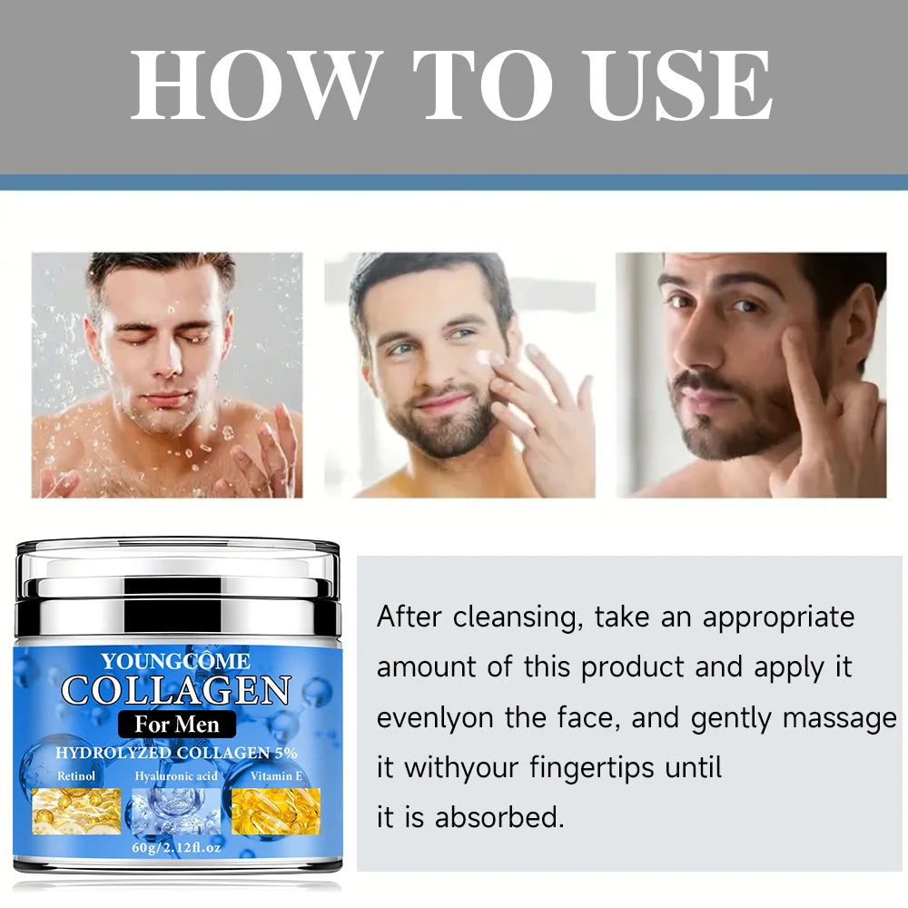 YOUNGCOME Men's Retinol Face & Neck Firming Cream | Daily Moisturizer Men's Face Cream Oasis Select
