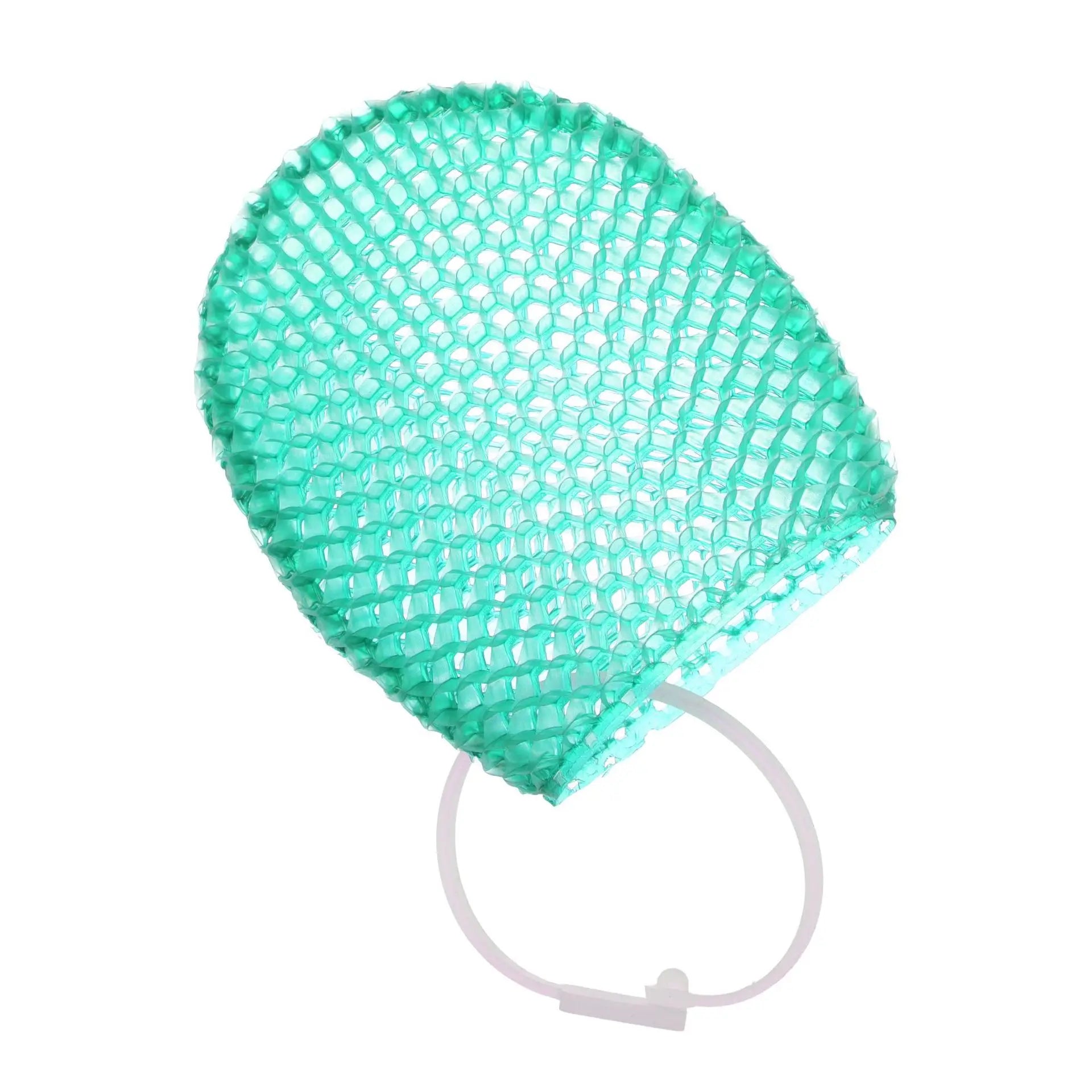 Reusable Easy Clean Honeycomb Exfoliating Shower Finger Caps Body Scrub Cleansing Bath Mitt Breathable Odorless Skin Care Tool Oasis Select D