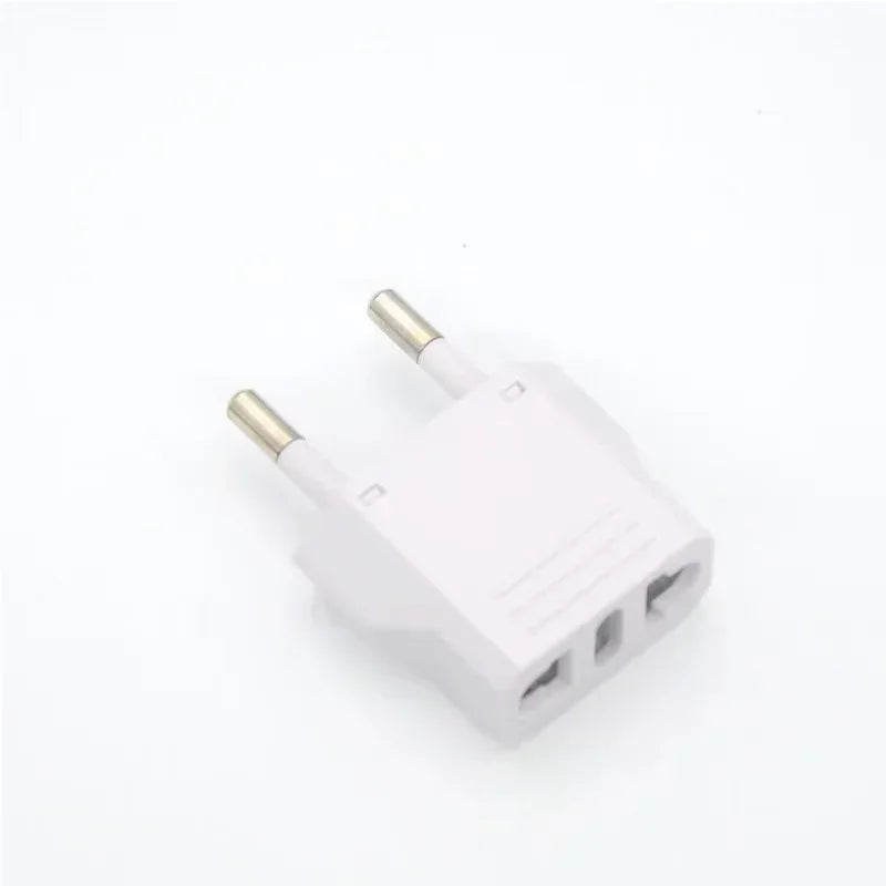 1-10pcs EU Plug Adapter CN AU JP Us To EU Plug Adaptor Travel Adapter Electric KR Euro Plug Converter Power Sockets AC Outlet Oasis Select 4.8MM 1pc White