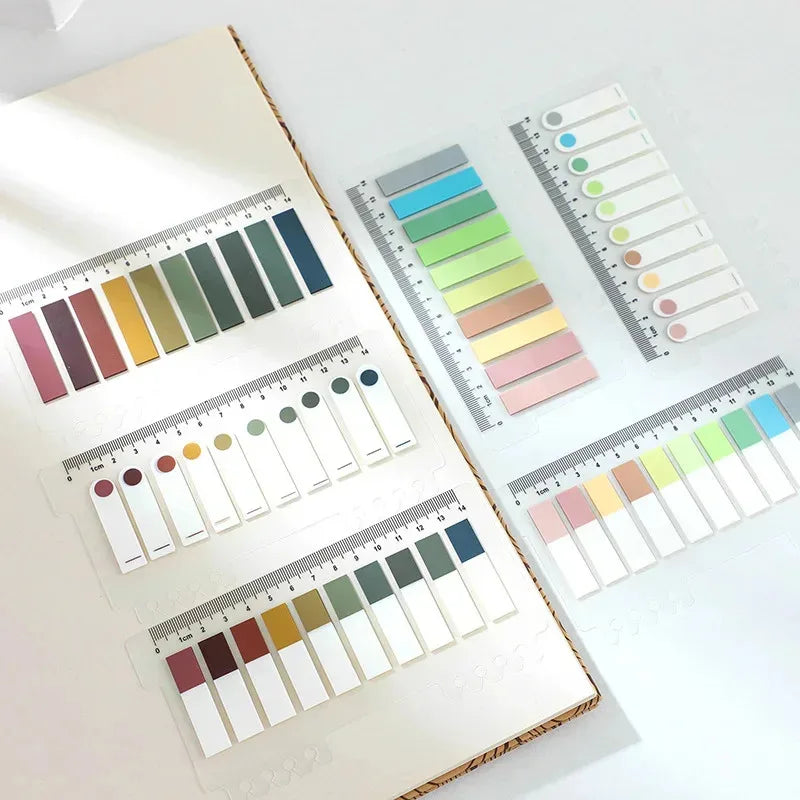 1/2Pcs 200 Sheets Colorful Sticky Notes Memo Pad Self Adhesive Label Note Bookmarks Notepad School Office Stationery Supplies Oasis Select