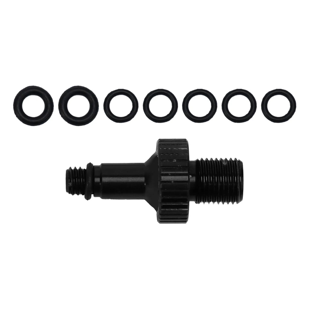 Bicycle Rear Shock Air Pump Valve Adapter Tool Rear Shock Air Pump Valve Adapter Tool Black Red Pressure Reducer Oasis Select Black