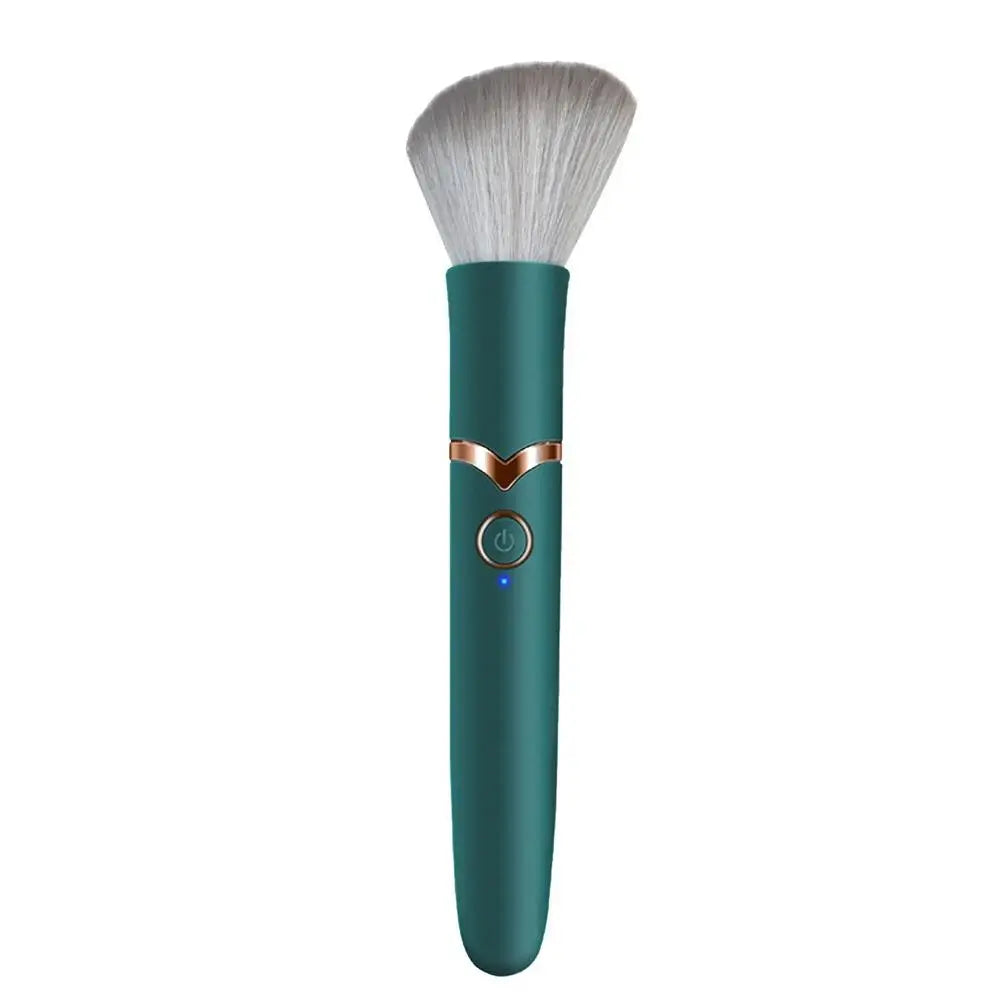 Electric Vibrating Makeup Brush – 10-Speed Rotating Blush & Powder Electric Makeup Brush Oasis Select A