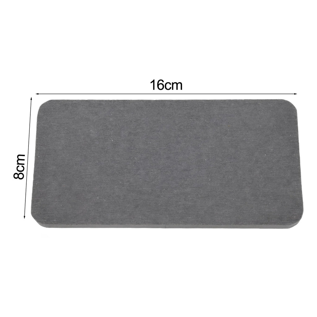 1PCS Water-Sbsorbing Stone Tray Absorbent Diatomite Tray Drink Coasters Water Tray For Sink Kitchen Bathroom Home Supplies Oasis Select