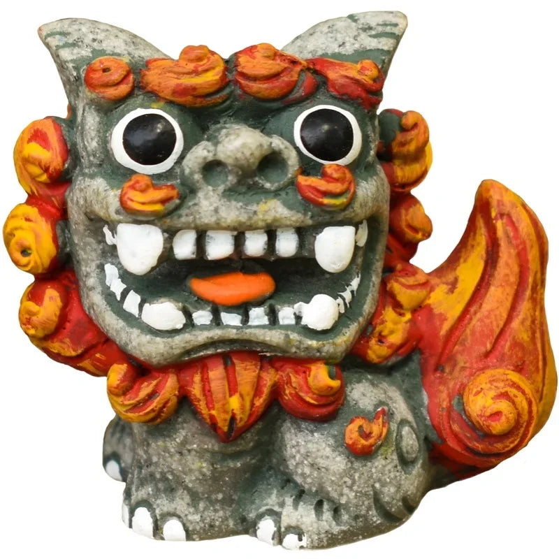 A Pair Of Chinese Lion Ornaments Cute Town House Little Lion Desk Lucky Prosperous Business Lucky Lion Oasis Select