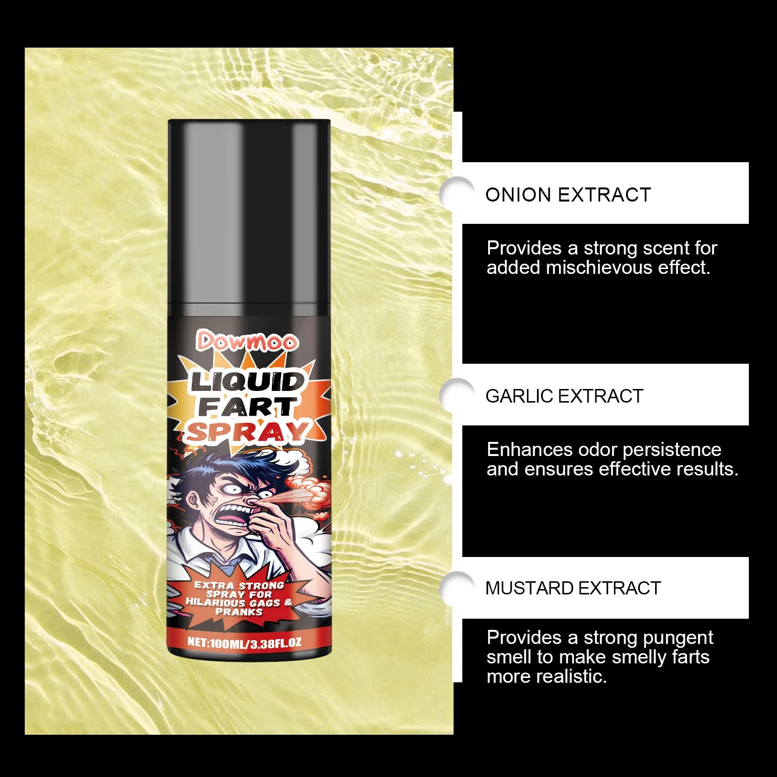 Extreme Stinky Prank Spray Fart Smell Gag Gift For April Fools Day Jokes Party Tricks Portable Funny Novelty Realistic Odor Oasis Select