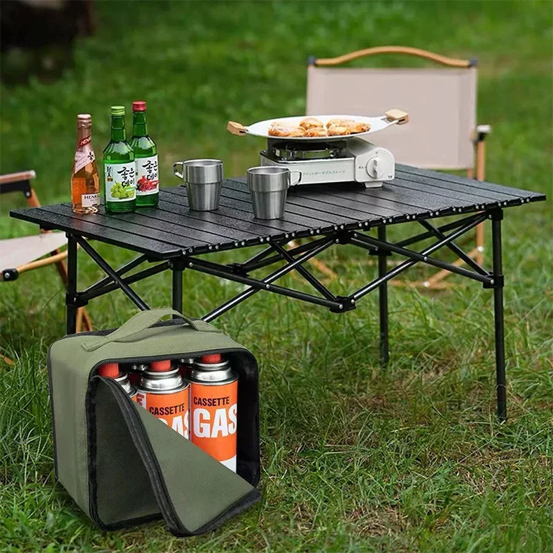 Camping Gas Canister Organizer Bag Carry Bag Multipurpose Outdoor Camping Picnic Storage Daily Necessities Bag Handbag,Ziplock Oasis Select