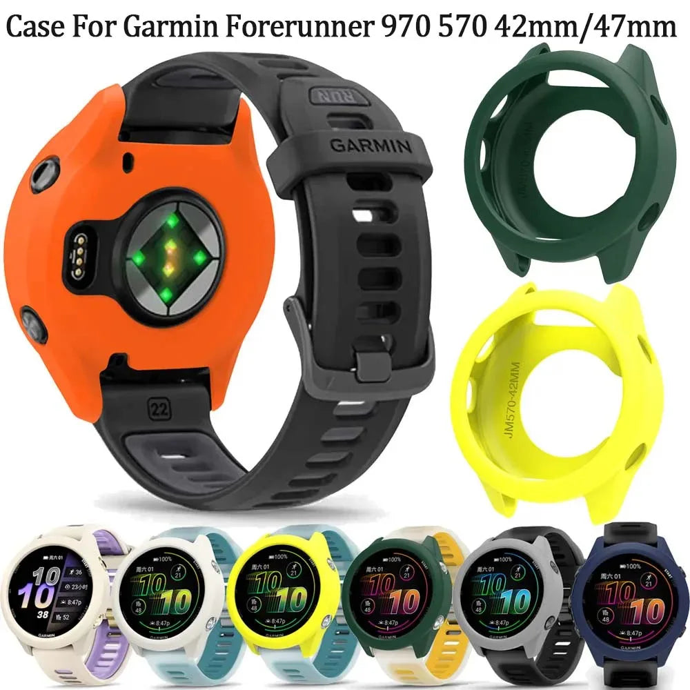 Soft Protective Case for Garmin Forerunner 970 & 570 Watch Smartwatch Protective Case Oasis Select