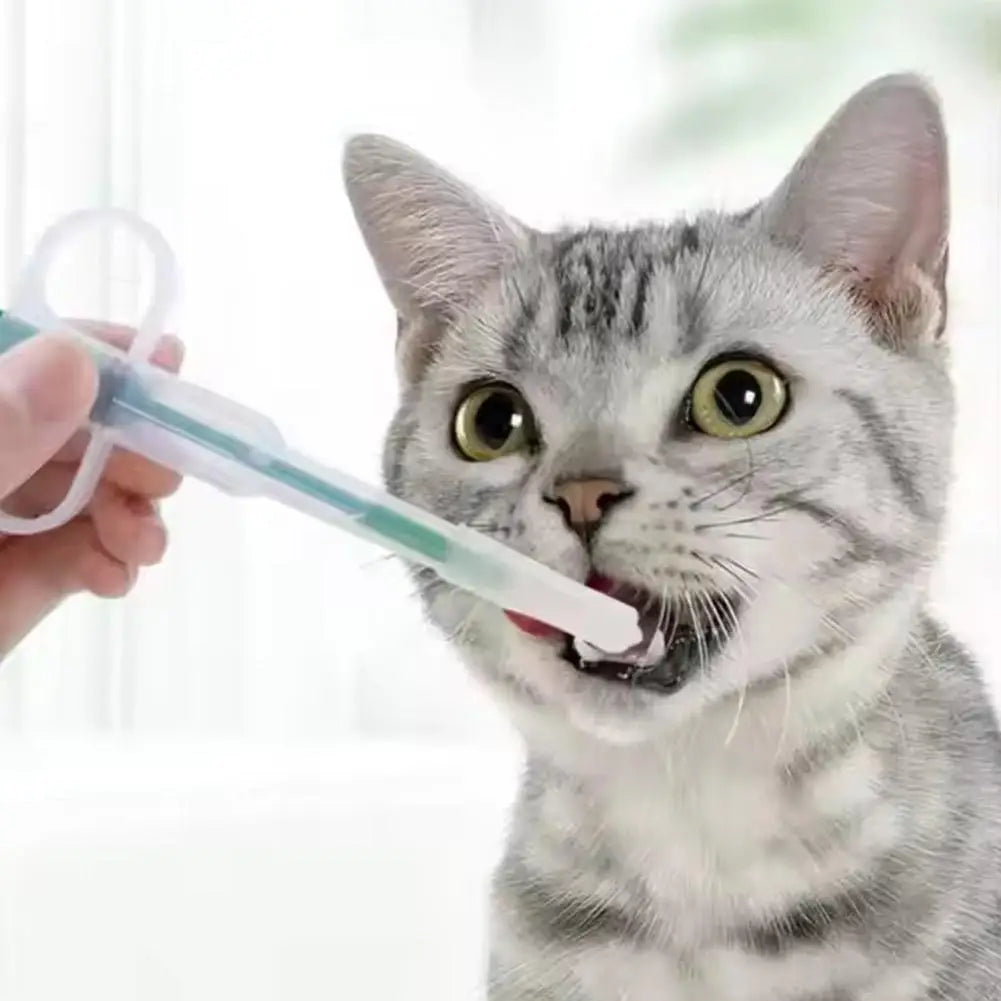 Pet Medication Dispenser Oral Syringe for Cats & Dogs