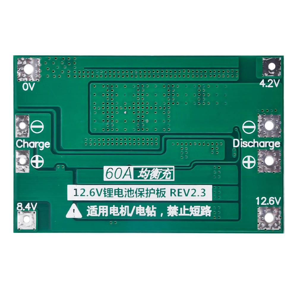 3S 60A Lithium Battery Charging Protection Board Split Port Active Equalizer Module Battery Management System BMS Oasis Select
