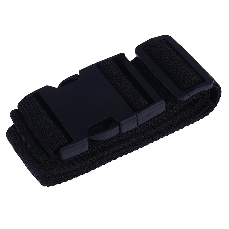 2M Travel Luggage Suitcase Secure Lock Durable Nylon Packing Strap Belt 1Pc Oasis Select 3Black