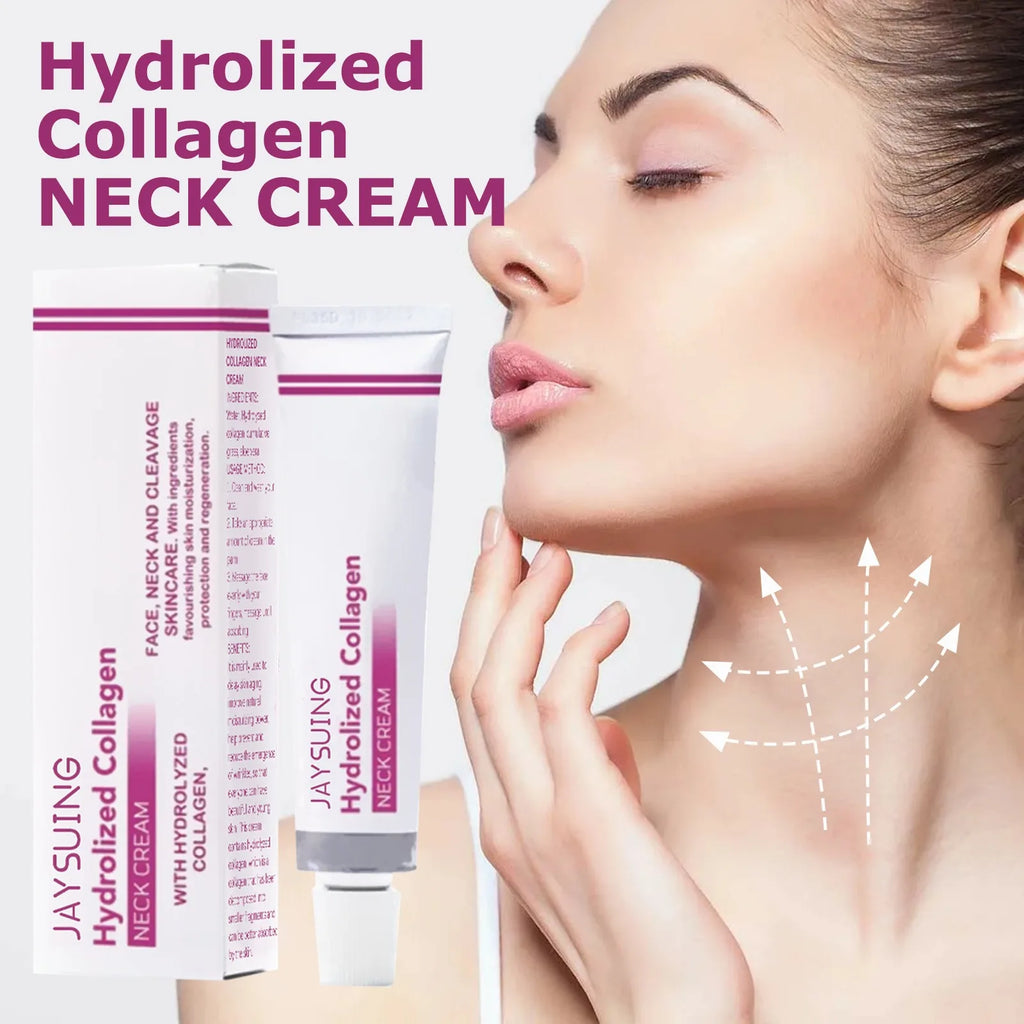 40g Hydrolyzed Collagen Neck Cream Face Lifting Firming Lightening Lines Care Lotion Moisturizer Neck Rejuvenation Cream Oasis Select Default Title