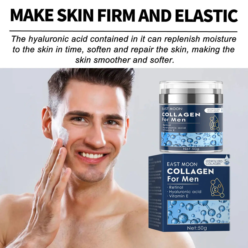 Retinol Face Cream for Men Face Firming Lifting Neck Fade Fine Lines Anti Puffiness Moisturizing Nourishing Facial Skin Product Oasis Select