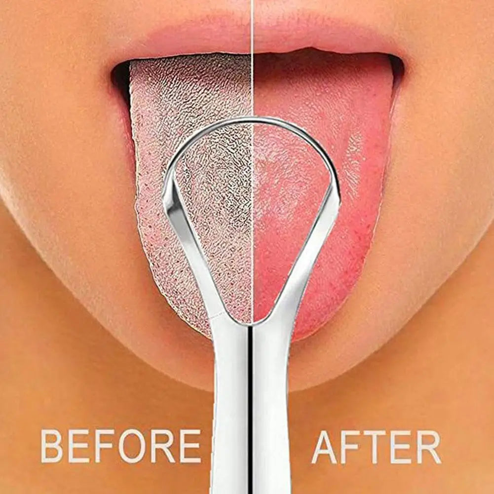 Stainless Steel Tongue Scraper for Fresh Breath & Oral Care Tongue Scraper Oasis Select
