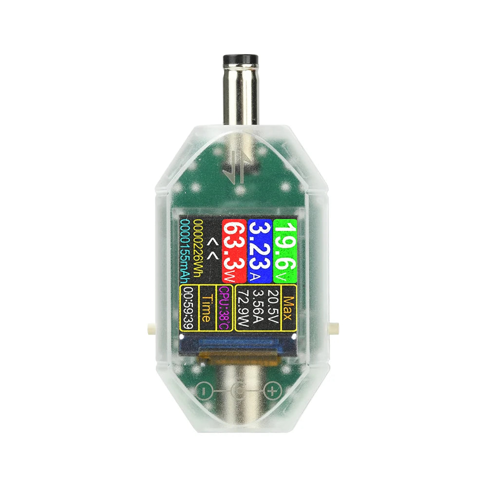 DT550 High-Precision Digital DC Voltage Current Power Meter Tester Universal DC 4.5-50V 0-6A Energy Capacity CPU Temp Monitor Oasis Select Type A