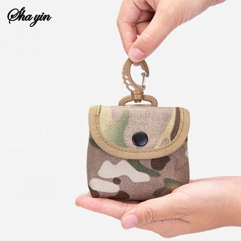 Mini EDC Keychain Pouch | Waterproof Oxford Camouflage Waist Bag