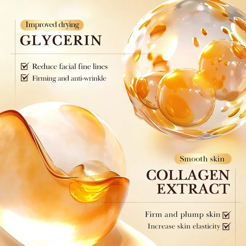 SADOER 24K Golden Collagen Serum for face Moisturizing Anti Wrinkles Hydrating Anti-aging Facial Essence Skin Care Products Oasis Select