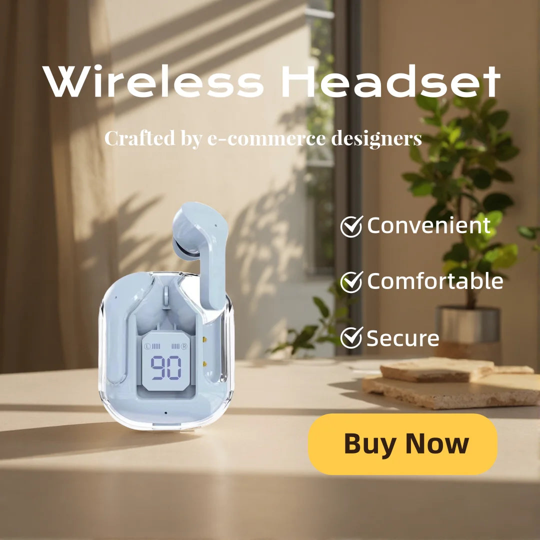 Mini Bluetooth Earphones Wireless In-Ear Headsets with Microphone for Sports And Running Headphones Game Oasis Select Blue