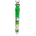 Cute Panda 10-in-1 Multicolor Ballpoint Pen | Kawaii Stationery Novelty Ballpoint Pen Oasis Select D-1PC