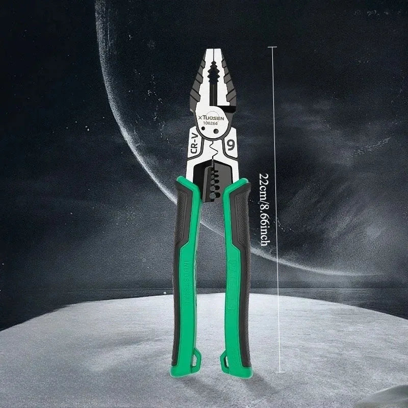 Multifunctional Heavy Duty Alloy Wire Cutters Diagonal Needle Nose Pliers Hardware Tools Universal Electrician Wire Pliers Oasis Select 1Pcs