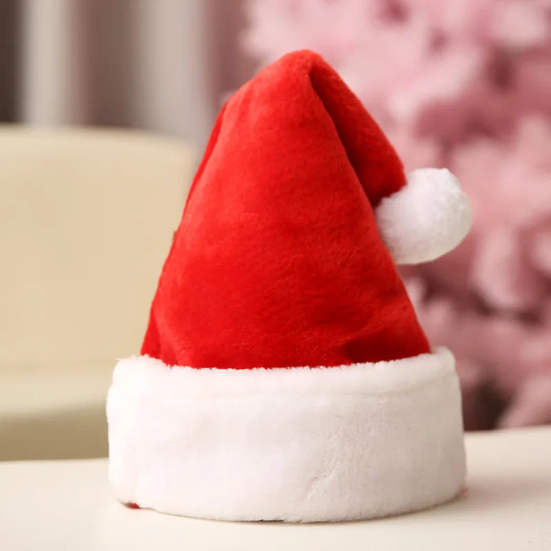 Christmas decorations Adult Family Christmas hat Santa Claus children cartoon cap Christmas gift Oasis Select