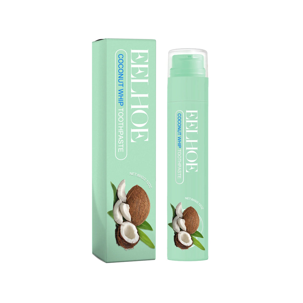 Whitening Toothpaste Various Flavors Remove Stains Clean Teeth Freshen Breath Protect Teeth-Fruity Formula Clean Fresh Mouth Oasis Select Coconut Flavor