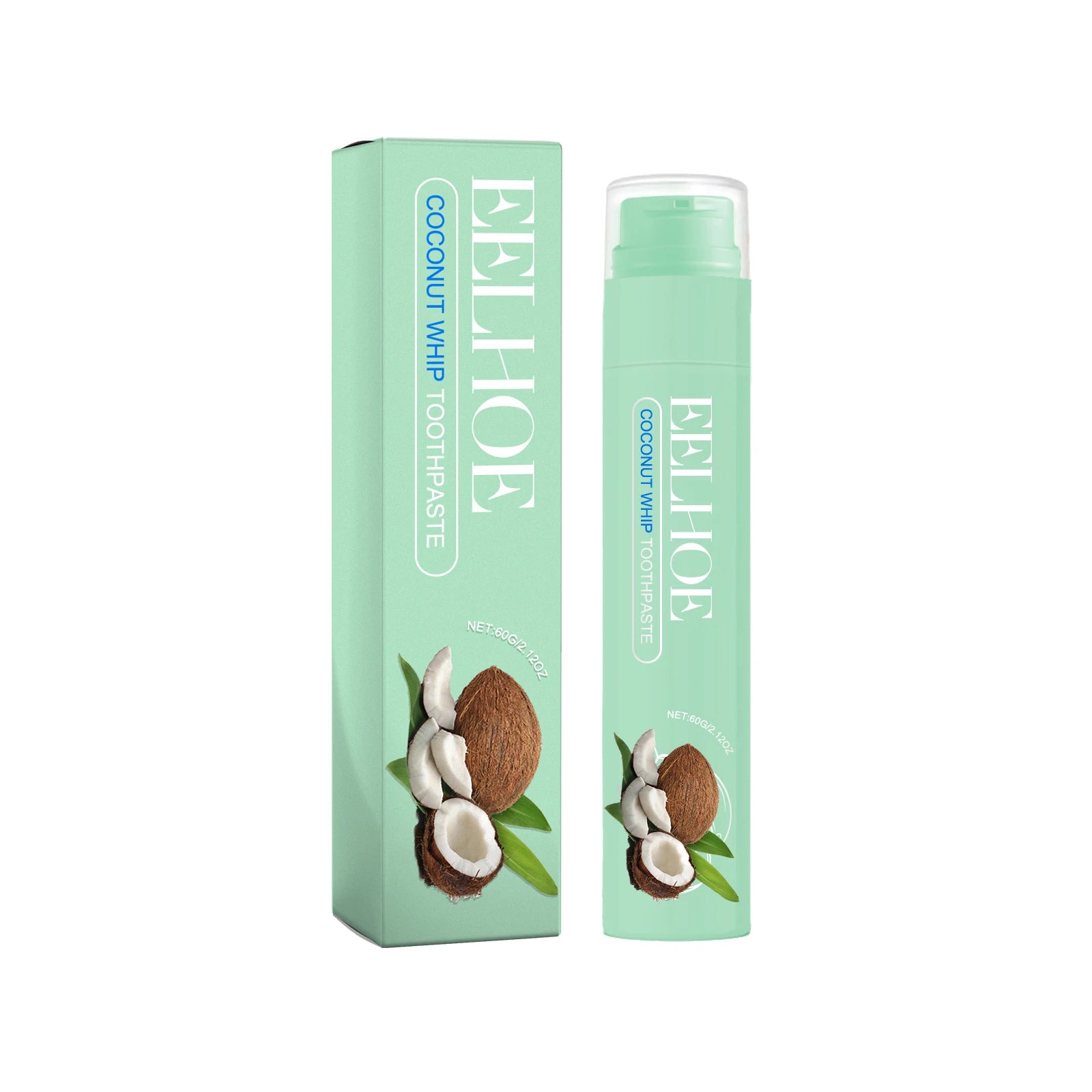 Whitening Toothpaste Various Flavors Remove Stains Clean Teeth Freshen Breath Protect Teeth-Fruity Formula Clean Fresh Mouth Oasis Select Coconut Flavor
