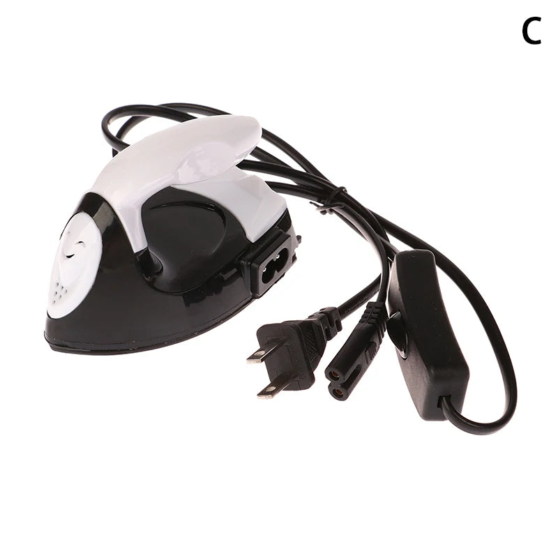 EU/US/UK Plug Mini Craft Iron Electric Iron Portable Handy Heat Press Diy Small Iron For Ironing Clothes Laundry Appliances Oasis Select C-US