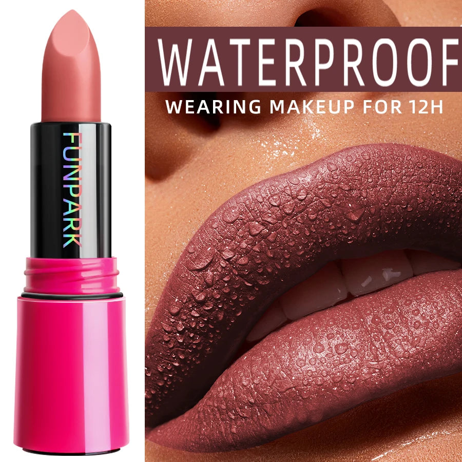 KAFURUX 25-Color Matte Lipstick – Waterproof Long-Lasting