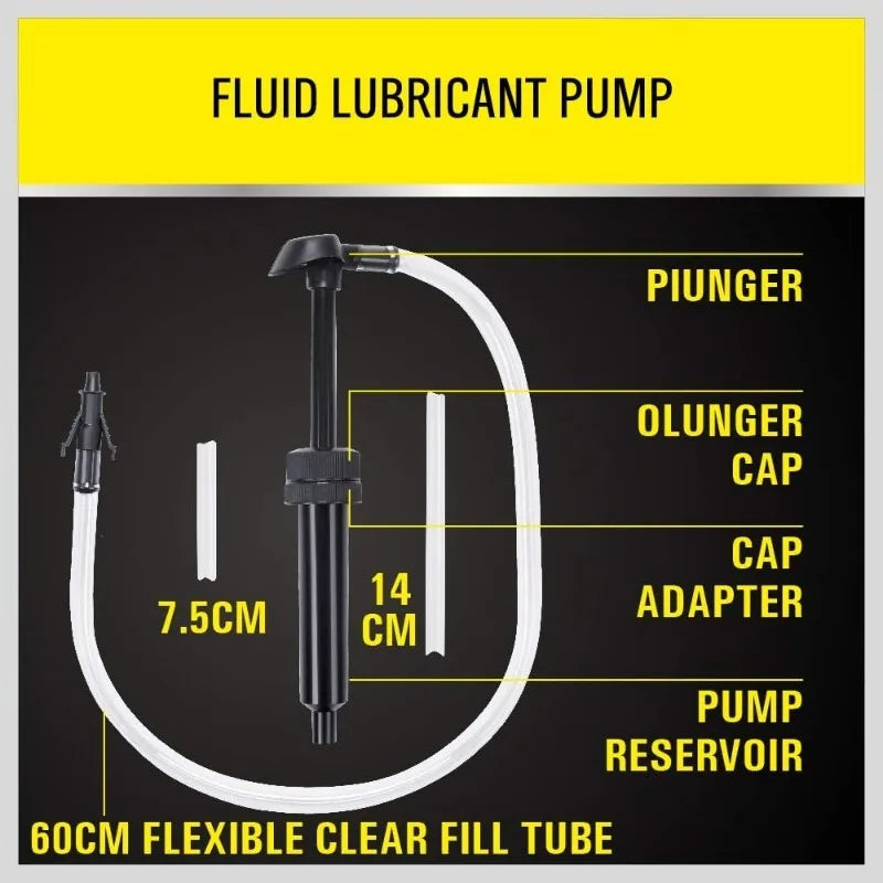 Fuel Oil Diesel Petrol Transfer Car Hand Siphon Pump For Manually Pressing Compatible With Auto Transmission Liquid Siphon Tool Oasis Select