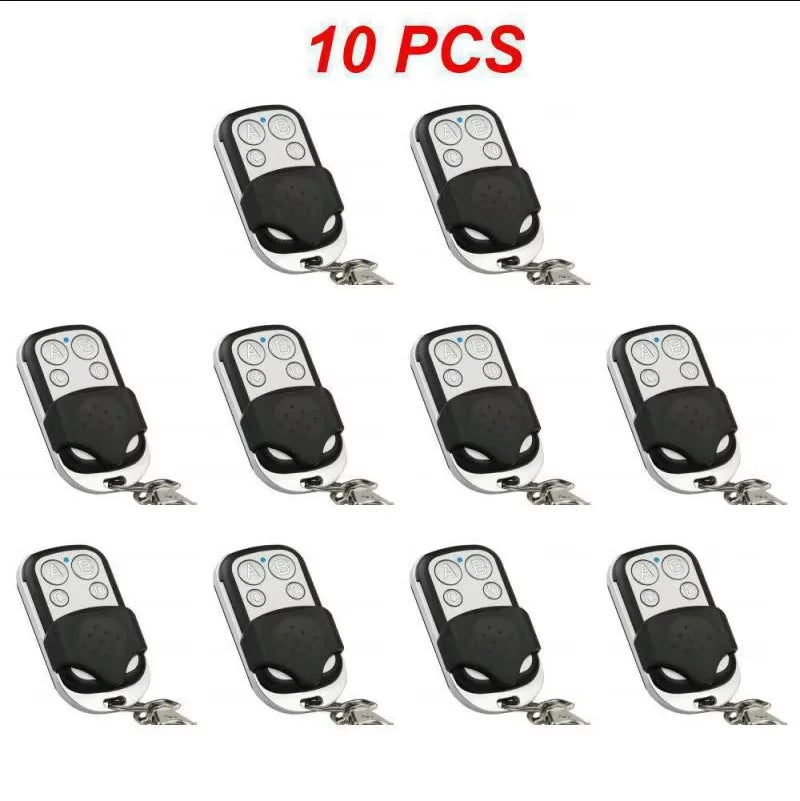 Remote Control 433MHz Car Key Garage Door Gate Opener Remote Control Duplicator Clone Cloning Code 4-Button Transmitter Oasis Select 10PCS ABCD