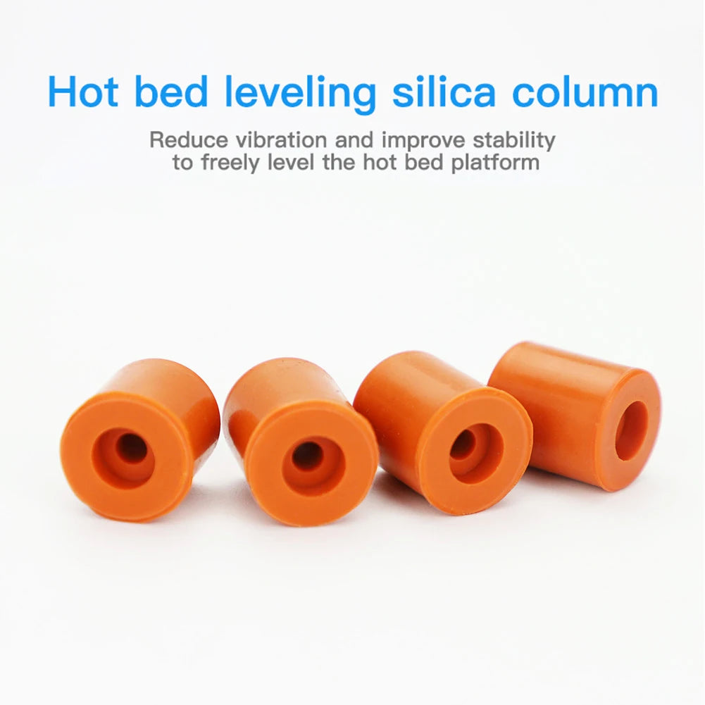 Silicone Hot Bed Leveling Columns for Ender-3 & CR-10 (4-Pack) 3D Printer Parts Oasis Select