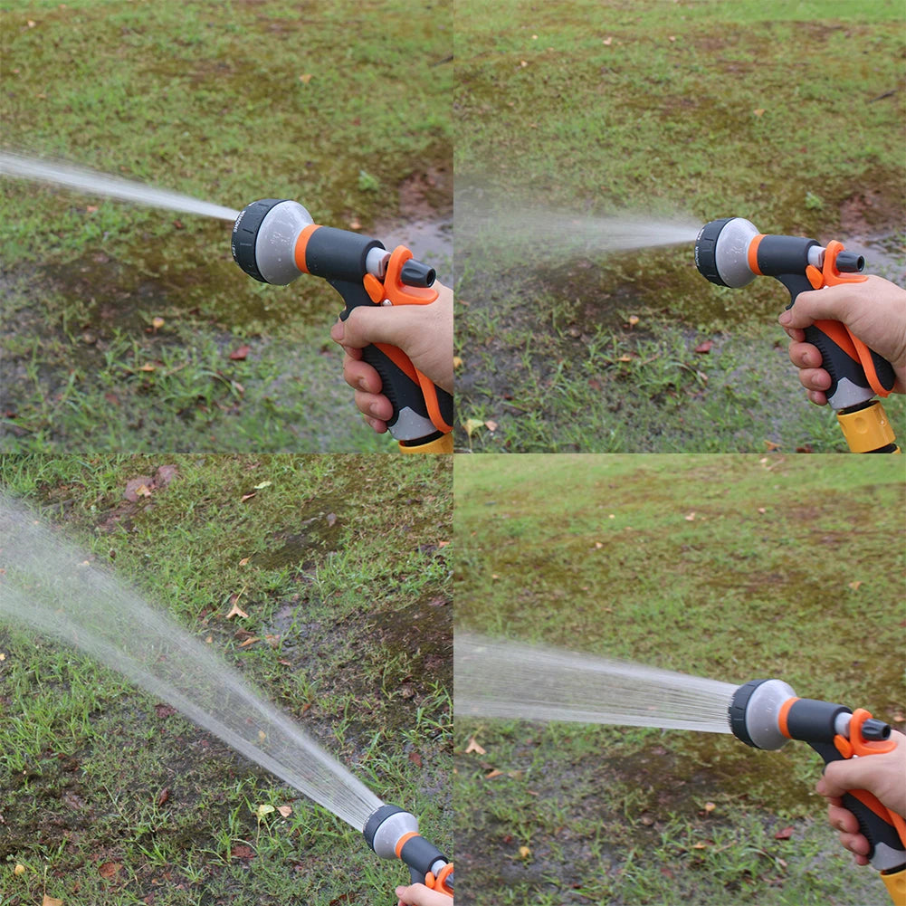Garden Hose Watering Sprayer High Pressure Spray Gun Watering Garden 8 Modes Portable High Pressure Water Gun for Lawn & Garden Oasis Select france