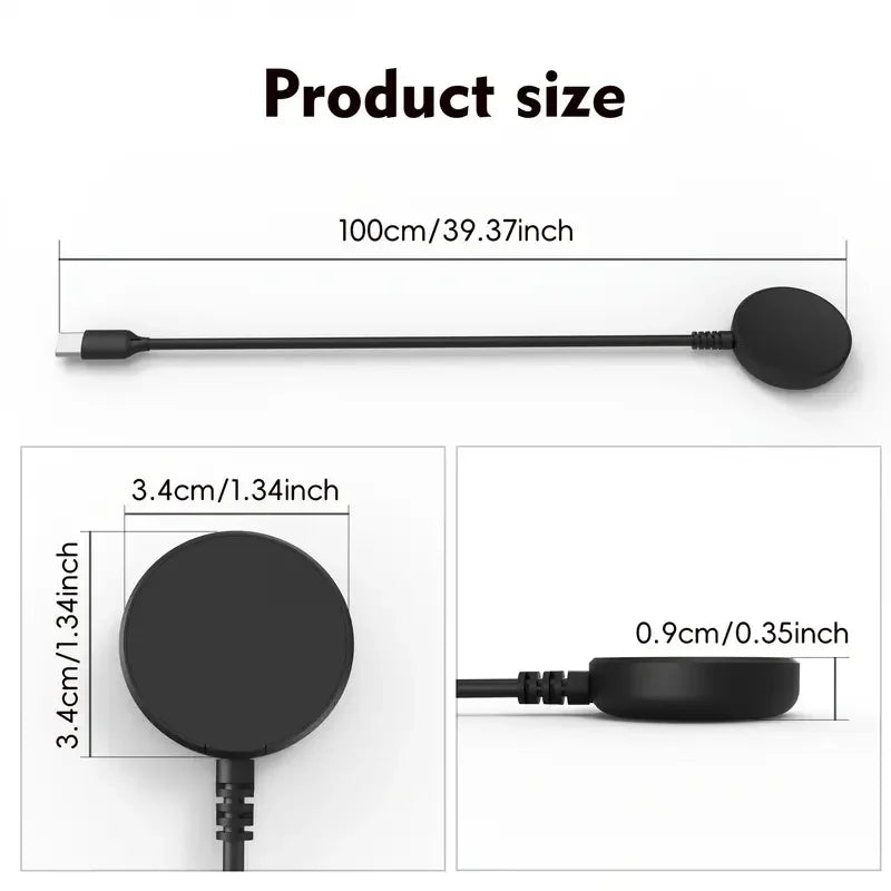 Wireless Charger for Samsung Galaxy Watch 5 Pro/4/3/Active/Gear Wireless Watch Charger Oasis Select