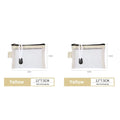 1/2pcs Storage Bags Mesh Cosmetic Bag Wallet Nylon Small Coin Purse Mini Zipper Pouch Mesh Storage Bags ID Credit Card Holder Oasis Select 2pcs Yellow