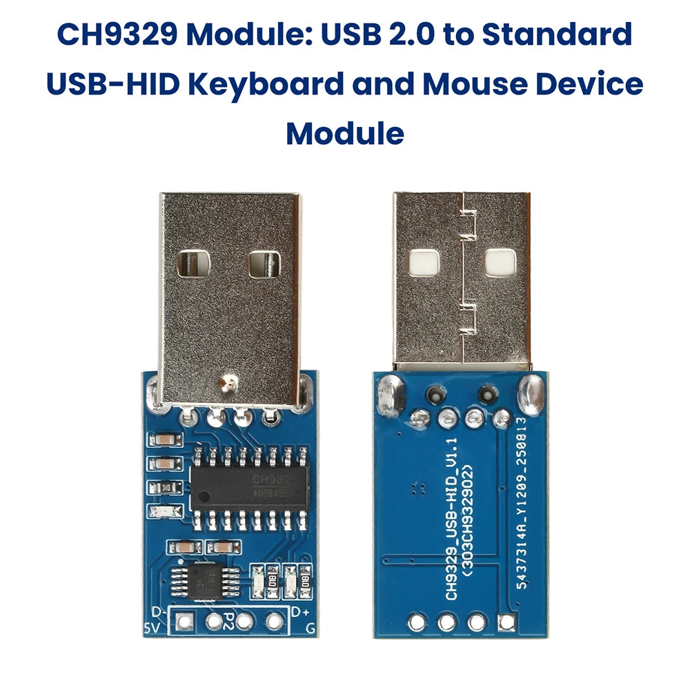 CH340E CH9329 Module USB 2.0 to Standard USB-HID Keyboard And Module Device Module USB 5V Interface Oasis Select