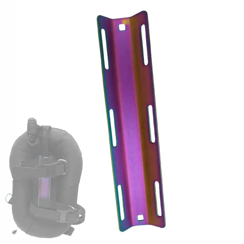 Scuba Diving Rainbow Colors Titanium Single Tank Adapter for Backplate Sidemount Backmount Technical Dive BCD Wing System Gear Oasis Select