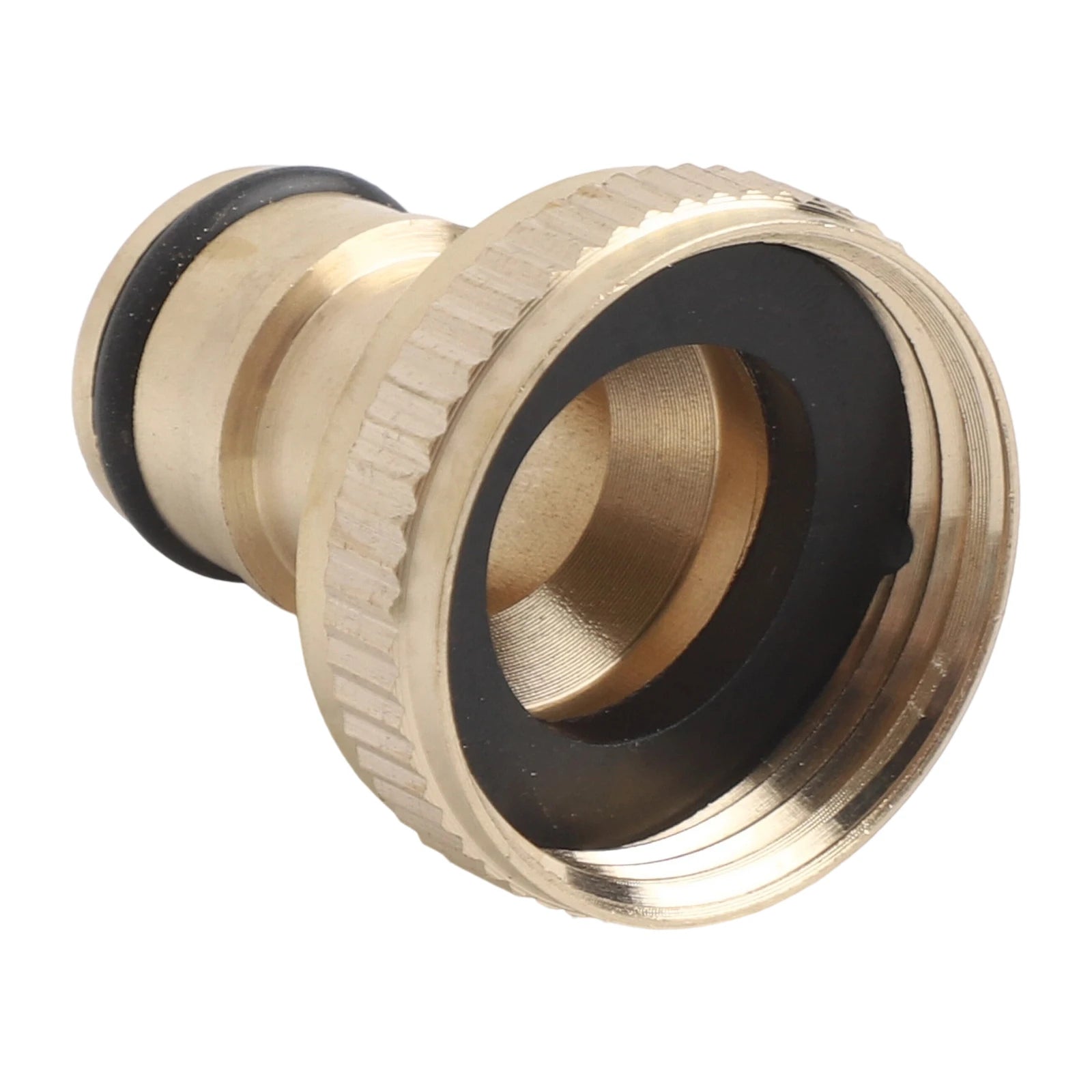 3/4" Brass Quick Connector Garden Hose Faucet Adapter