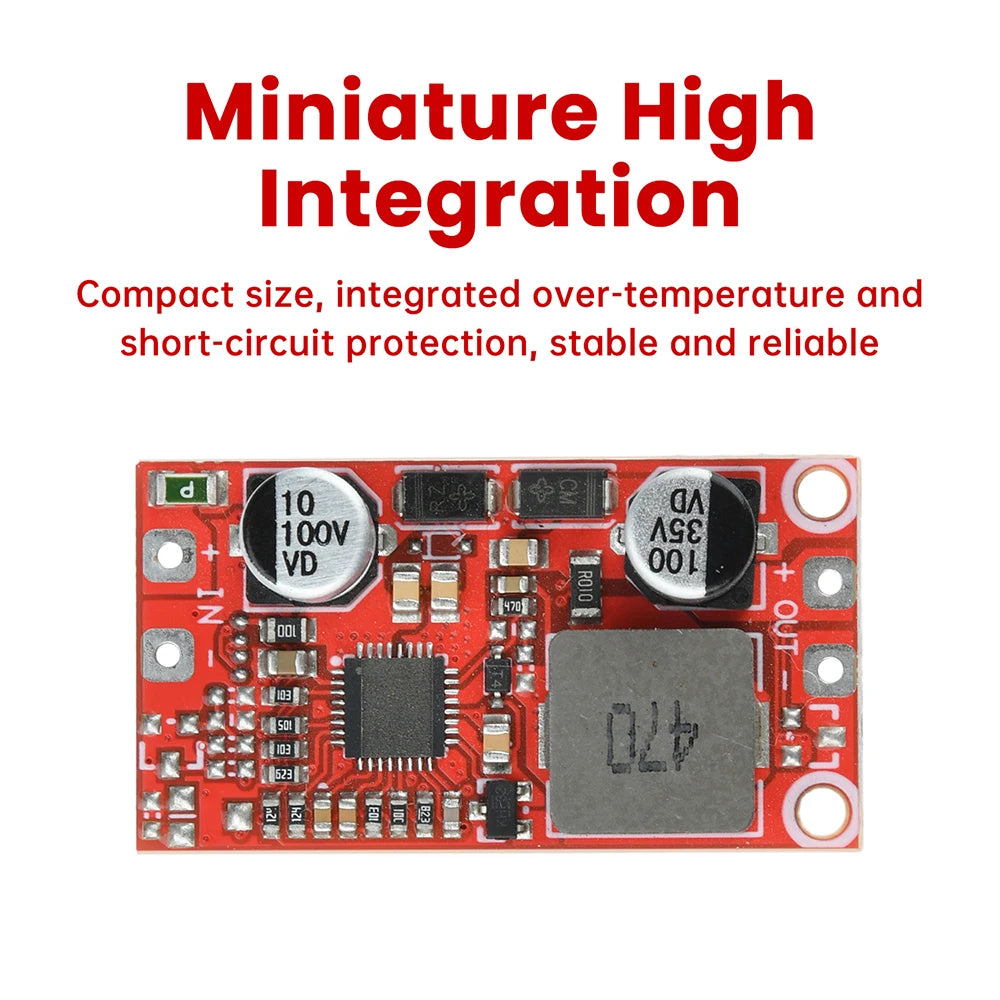 DC-DC Mini Buck Module 12-100V to 5V 12V 24V 3A High Conversion Low Ripple Power Conversion Module Oasis Select