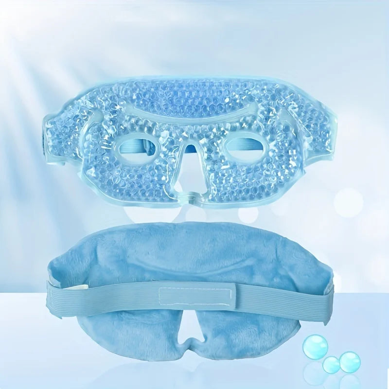 Hot and Cold Compress Half-Eye Mask in 3 Colors, Single Pack Oasis Select