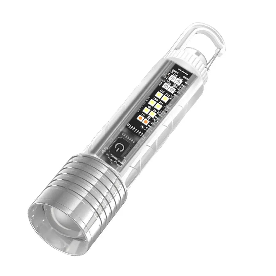 POCKETMAN 3800 Lumen LED Flashlight – 8 Modes, COB Side Light