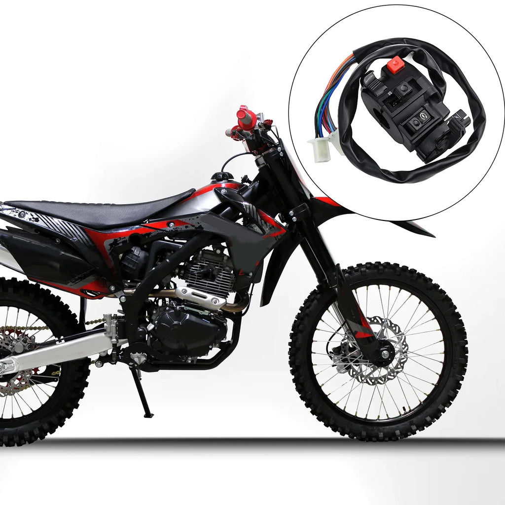 Choke Switch Motorcycle Handlebar Switch Anti-corrosion Direct Installation Easy To Use High Beam/low Beam Switch Oasis Select