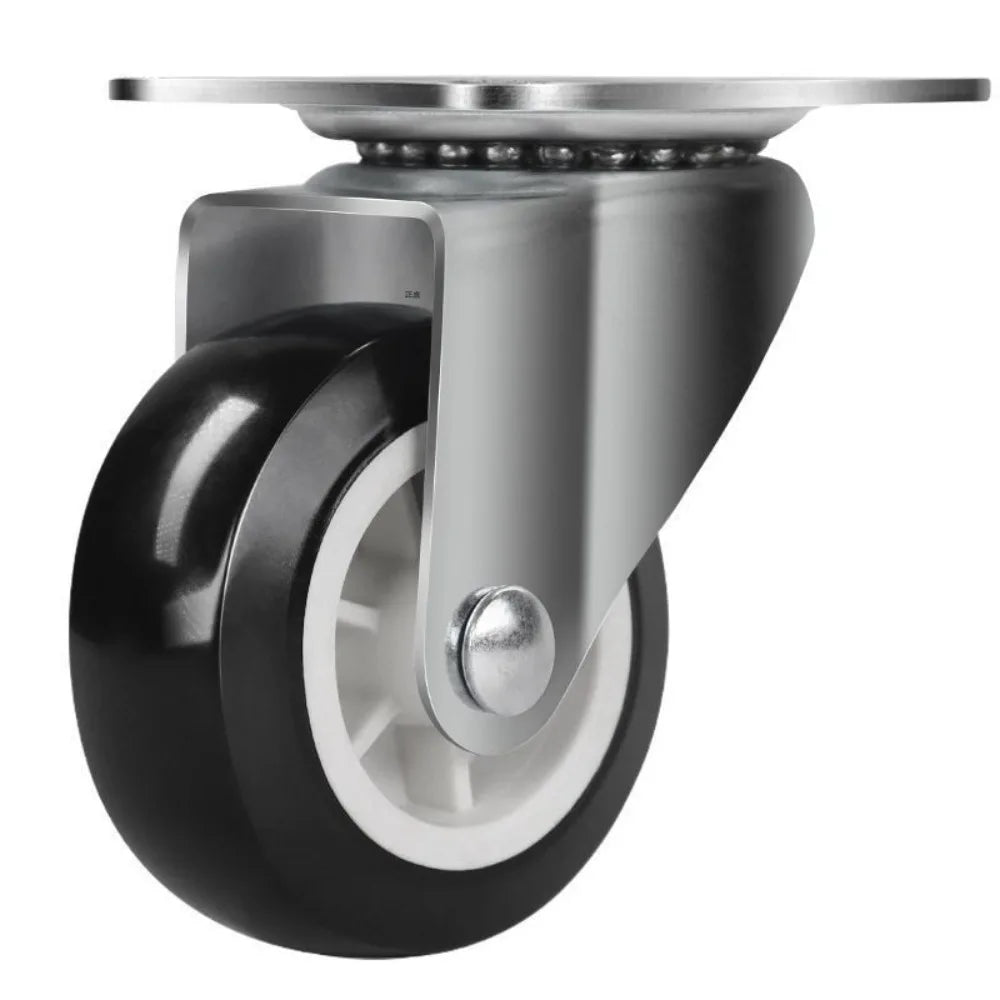 Set Of 4 1"/2" PVC Furniture Casters Wear Resistant Mute Universal Heavy Trolley Wheels 360 Degrees Swivel Castor Oasis Select 30pcs Swivel 2inch