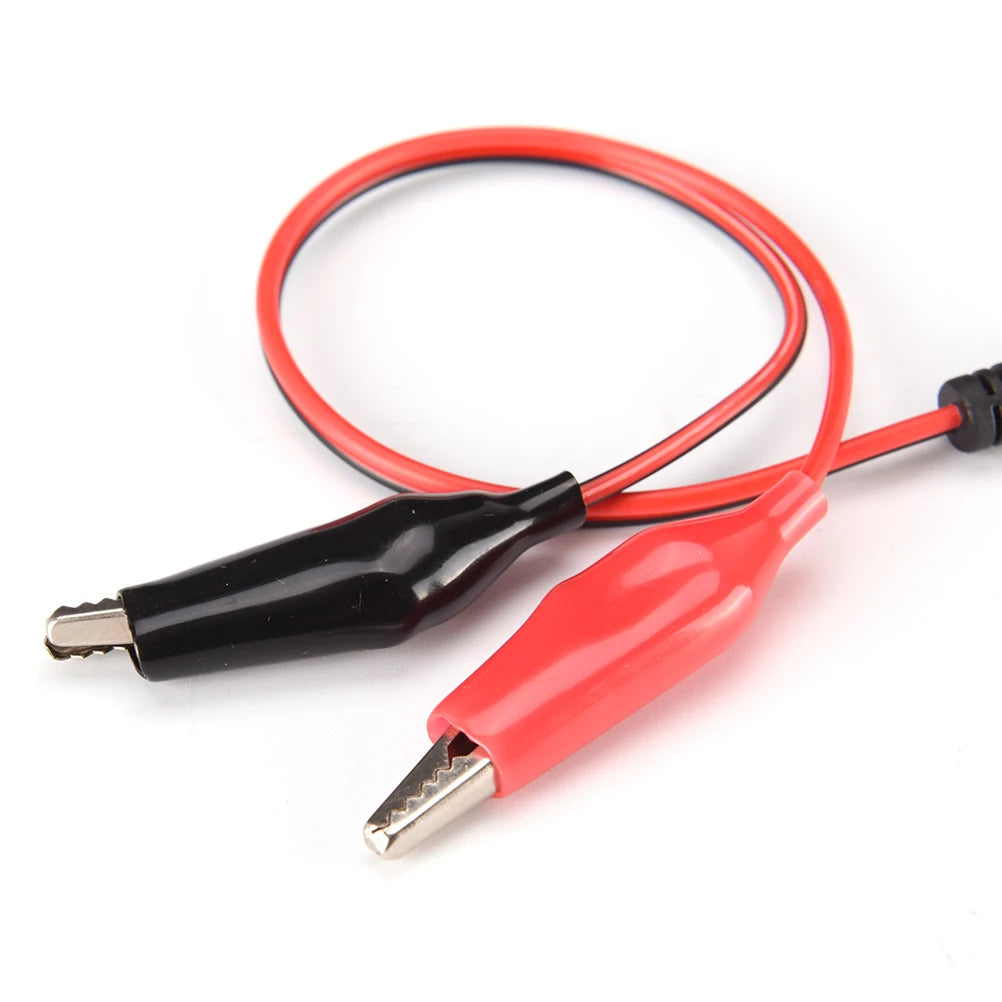 Hot Sale DC 5.5mm x 2.1mm DC Female/Male Jack Connector to 2 Alligator Clip Power Cable A Oasis Select