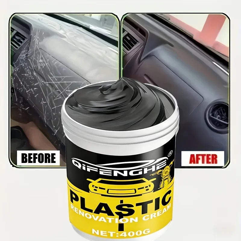 Car Plastic Restorer Cream – Trim, Bumper & Dashboard Renovator