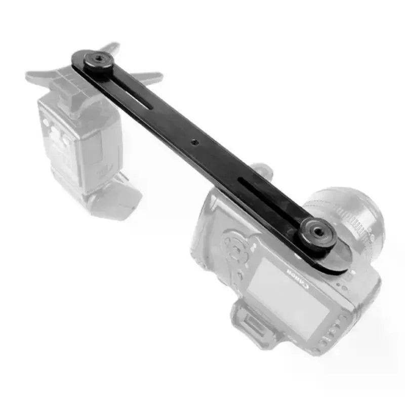 Flash Bracket Tripod with 2 Hot Shoe Adapters for DSLR